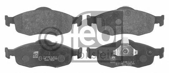 Комплект тормозных колодок, дисковый тормоз FEBI BILSTEIN 16202