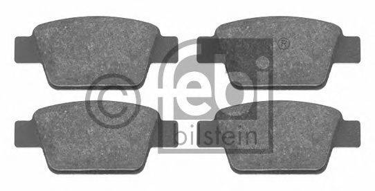 Комплект тормозных колодок, дисковый тормоз FEBI BILSTEIN 16556