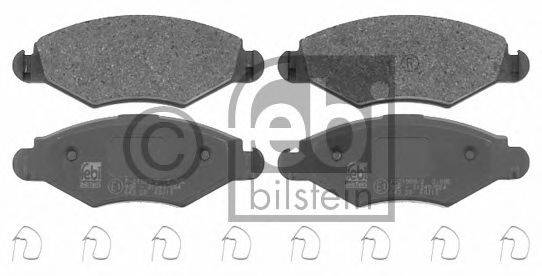 Комплект тормозных колодок, дисковый тормоз FEBI BILSTEIN 16575