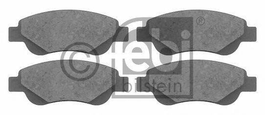 Комплект гальмівних колодок, дискове гальмо FEBI BILSTEIN 16589