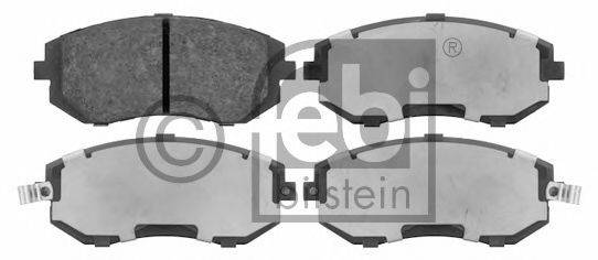 Комплект тормозных колодок, дисковый тормоз FEBI BILSTEIN 16643