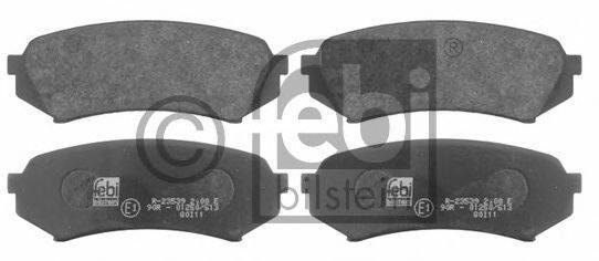 Комплект гальмівних колодок, дискове гальмо FEBI BILSTEIN 16731