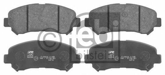 Комплект тормозных колодок, дисковый тормоз FEBI BILSTEIN 16738