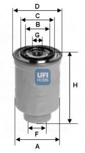 Паливний фільтр UFI 24.375.00