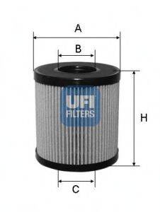 Масляний фільтр UFI 25.060.00
