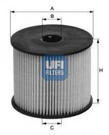 Топливный фильтр UFI 26.003.00