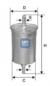 Паливний фільтр UFI 31.844.00