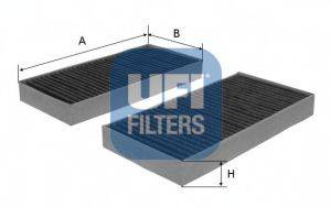 Фільтр, повітря у внутрішньому просторі UFI 54.173.00