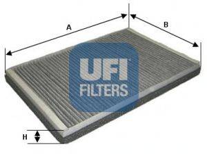 Фільтр, повітря у внутрішньому просторі UFI 54.174.00