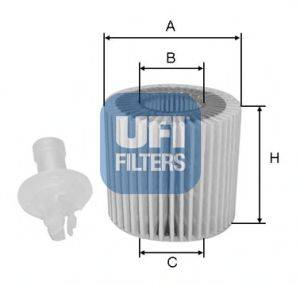 Масляный фильтр UFI 25.116.00