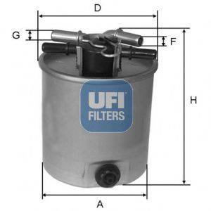 Паливний фільтр UFI 24.026.01
