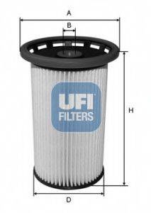 Паливний фільтр UFI 26.038.00