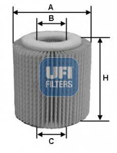 Масляный фильтр UFI 25.150.00