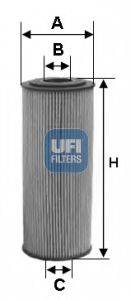 Масляний фільтр UFI 25.154.00