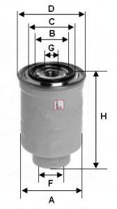Топливный фильтр SOFIMA S 1410 NR