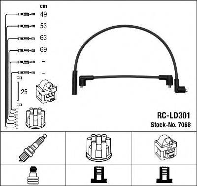 Комплект проводов зажигания NGK 7068