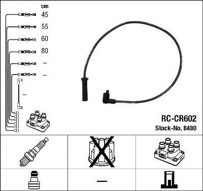 Комплект проводов зажигания NGK 8480