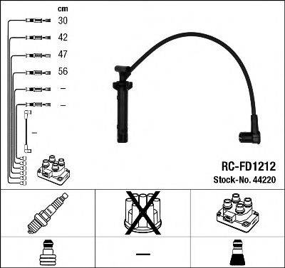 Комплект проводов зажигания NGK 44220