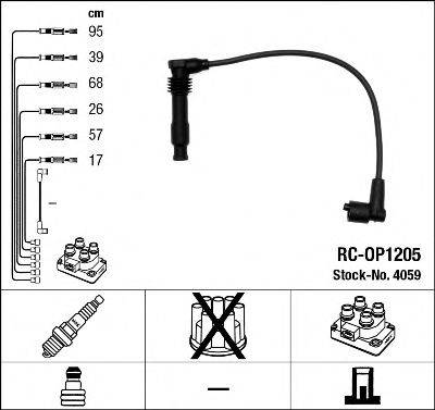 Комплект проводов зажигания NGK 4059