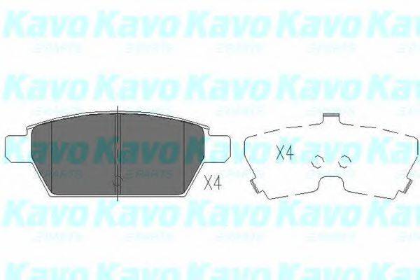 Комплект тормозных колодок, дисковый тормоз KAVO PARTS KBP-4554