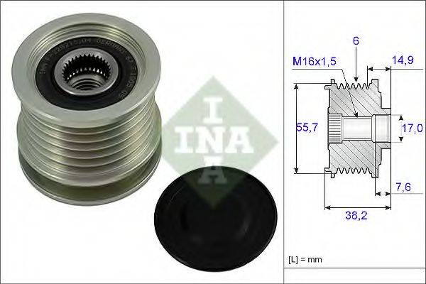 Механізм вільного ходу генератора INA 535 0013 10