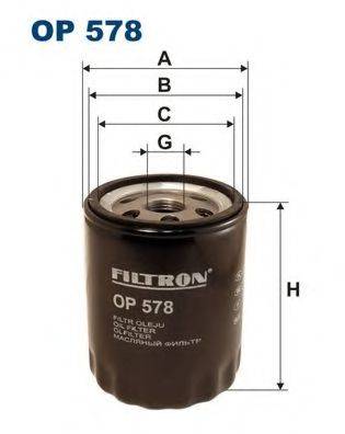 Масляный фильтр FILTRON OP578