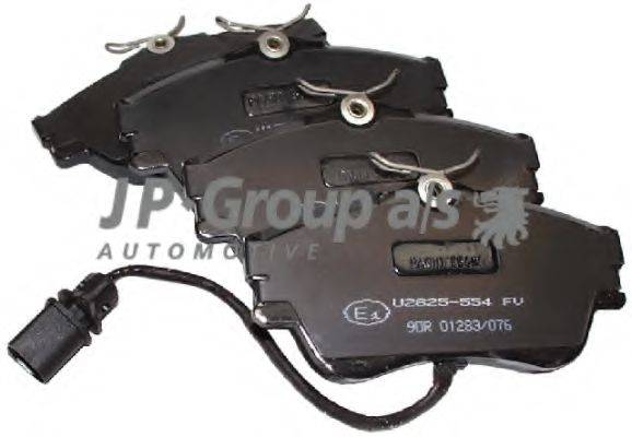 Комплект тормозных колодок, дисковый тормоз JP GROUP 1163603710