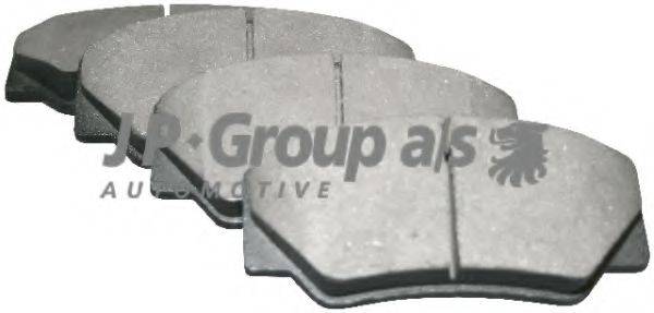 Комплект тормозных колодок, дисковый тормоз JP GROUP 1563600710