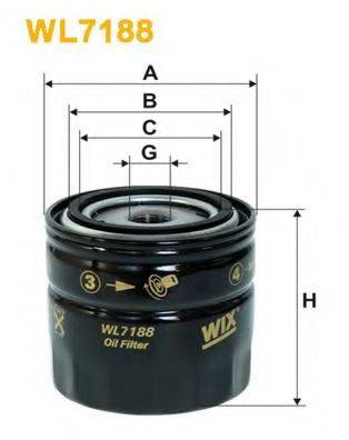 Масляный фильтр WIX FILTERS WL7188