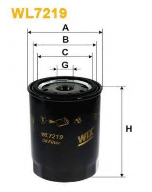 Масляний фільтр WIX FILTERS WL7219
