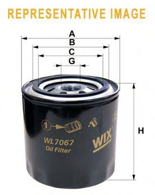 Масляный фильтр WIX FILTERS WL7516