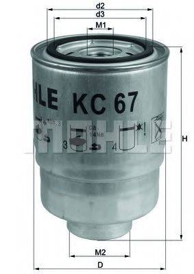 Паливний фільтр KNECHT KC 67