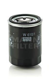 Масляний фільтр MANN-FILTER W 610/1