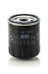 Масляний фільтр MANN-FILTER W 712/47