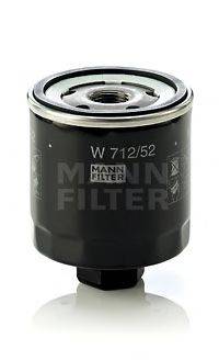 Масляний фільтр MANN-FILTER W 712/52