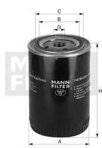 Масляний фільтр MANN-FILTER W 7043