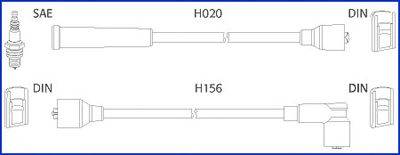 Комплект дротів запалення HITACHI 134227