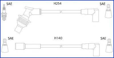 Комплект дротів запалення HITACHI 134460