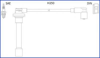 Комплект дротів запалення HITACHI 134520