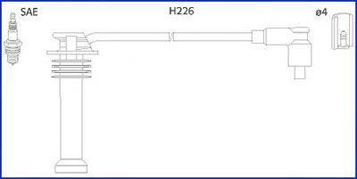 Комплект дротів запалення HITACHI 134672