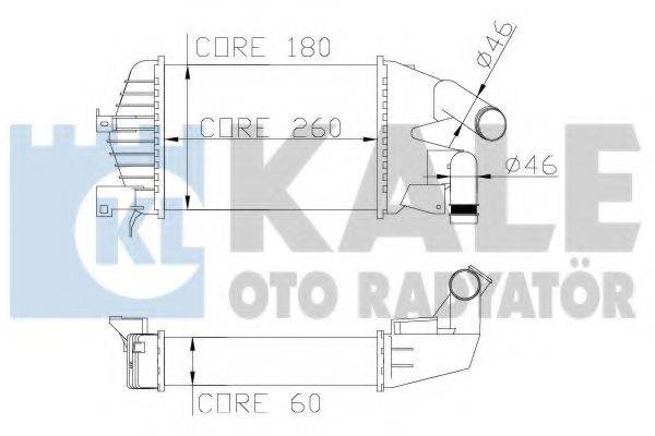 Интеркулер KALE OTO RADYATOR 345800