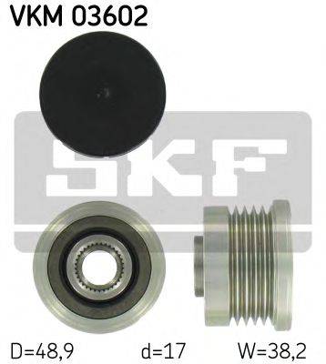 Механізм вільного ходу генератора SKF VKM 03602