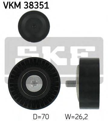 Паразитний / провідний ролик, полікліновий ремінь SKF VKM 38351
