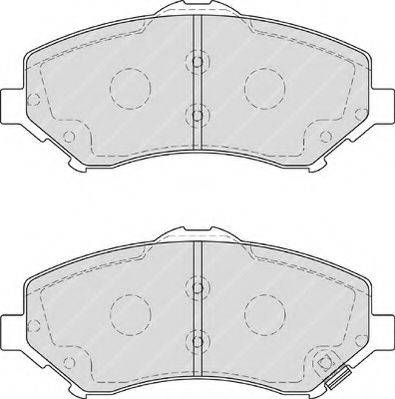 Комплект тормозных колодок, дисковый тормоз FERODO FDB4074