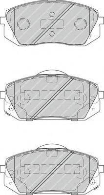 Комплект тормозных колодок, дисковый тормоз FERODO FDB4194