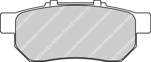 Комплект гальмівних колодок, дискове гальмо FERODO FDB778