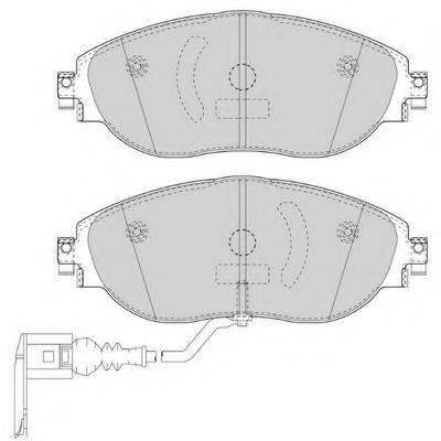 Комплект тормозных колодок, дисковый тормоз FERODO FDB4425