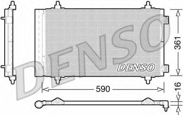 Конденсатор, кондиционер DENSO DCN21018